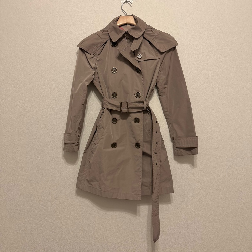 Burberry Taupe Trench Coat